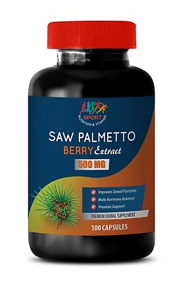 #ad DHT blocker Saw Palmetto Berry 500mg 1B Prostate Support 1 Bottle $31.74