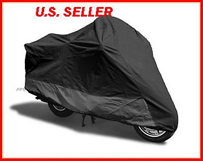 #ad Motorcycle Cover kawasaki concours 14 abs all black FREE SHIPPING c6171n2 $20.99