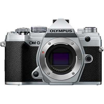 #ad Olympus OM D E M5 Mark III 20.4MP Mirrorless Digital Camera Silver $635.00