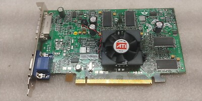 #ad ATi F3988 Radeon X300 109 A33400 00 128MB PCI e x16 DVI VGA S Video Card F S H $15.99