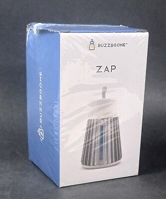 #ad BuzzBGone Zap Rechargeable LED Mosquito Zapper 360 Degree NEW a3 $9.36