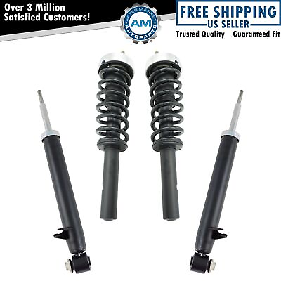 #ad Front Rear Complete Strut Spring Assembly Shock Kit Set 4pc for BMW X5 E70 2row $212.67