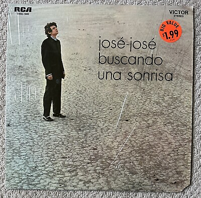 #ad Jose Jose Buscando Una Sonrisa LP Vinyl 197 RCA Victor MKS 1905 W Shrink EX EX $37.99