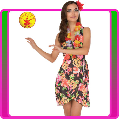 #ad Ladies Hawaiian Costume Tropical Beauty Fancy Dress Womens Beach Hula Luau Party AU $35.14