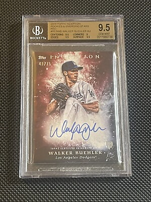 #ad WALKER BUEHLER DODGERS 2018 TOPPS INCEPTION RED ROOKIE AUTO #49 75 💙 $399.00