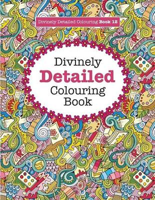 #ad Divinely Detailed Colouring Book 12 by Elizabeth James English Paperback Book $16.80
