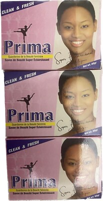 #ad PACK OF 3 Prima Soap 80g Each CLEAN amp; FRESH ancissant de la peau Net wt. 80gr $22.99