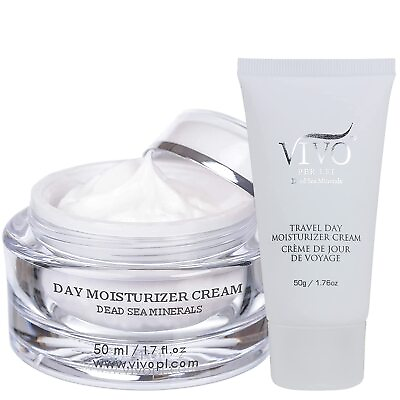 #ad Vivo Per Lei Dead Sea Day Cream Anti Aging Face Moisturizer for 3.4 Fl. Oz $13.99