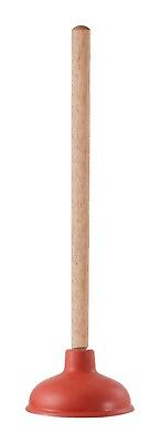 #ad LDR 512A3209 Red Rubber Wood Toilet Plunger 16 L x 5 Dia. in. Pack of 12 $41.56