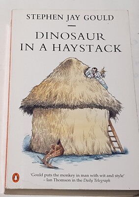 #ad Dinosaur in a Haystack by Stephen Jay Gould Paperback c1997 Collection of Essays AU $8.00