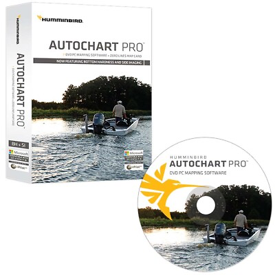 #ad Humminbird AutoChart PRO DVD PC Mapping Software w Zero Lines Map Card 600032 1 $227.99
