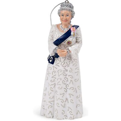 #ad Kurt Adler Queen Elizabeth Resin Christmas Tree Ornament $12.86