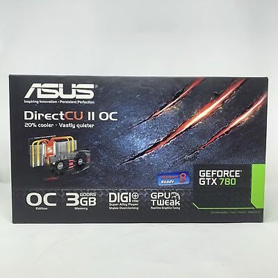 #ad ASUS Nvidia GeForce GTX 780 3GB 384BIT GDDR5 PCI Express 3.0 x16 Graphics Card $65.99