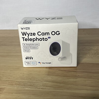 #ad NEW Wyze Cam OG Telephoto 3X200M Lens Indoor Outdoor 1080P WiFi Smart Home... $30.00
