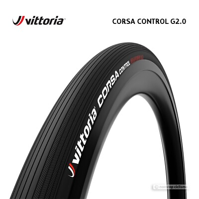 #ad Vittoria CORSA CONTROL TLR G2.0 Road Tubeless Ready Tire : 700x30 mm BLACK $94.95