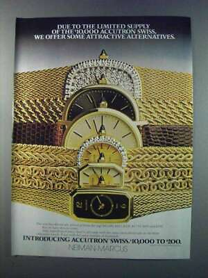 #ad 1981 Bulova Accutron Watches Ad Limited Supply $19.99