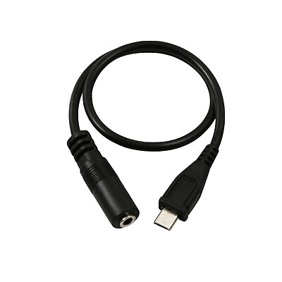 #ad Micro USB 5 Pin Male To 3.5mm Female AUX Audio Sync Headphone Adapter Cable Cord $1.99