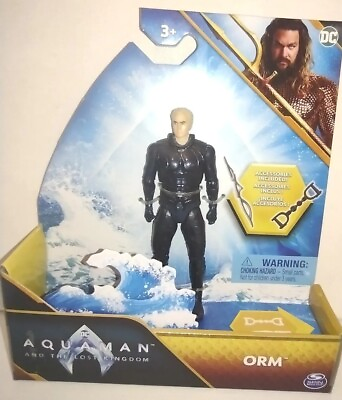 #ad Aquaman Orm Figure Lost Kingdom DC Spinmaster New In Box Sealed $12.95