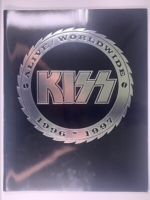 #ad KISS Simmons Frehley Criss Stanley Program Orig Alive Worldwide Tour 1996 1997 GBP 25.00