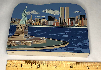 #ad The Cat#x27;s Meow 2001 New York City Skyline Statue Of Liberty World Trade Center $14.95