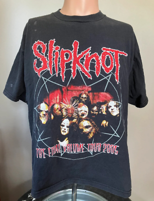 #ad Slipknot The Final Volume Tour 2005 T Shirt $25.99