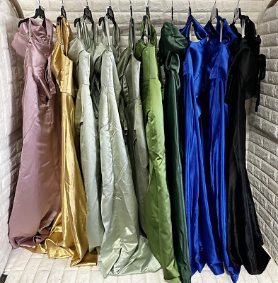 #ad Wholesale Lot of 10pcs Women#x27;s Prom Bridesmaid dresses Formal Party dress soft $129.00