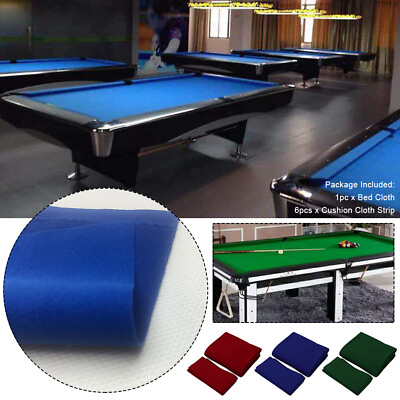 #ad Professional Snooker Billiard Pool Table Cloth Sports Game 789ft Cover Durable $48.91