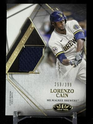 #ad Lorenzo Cain 259 399 2022 Topps Relic Tier One Game Used #T1R1 LC Milwaukee C $0.99