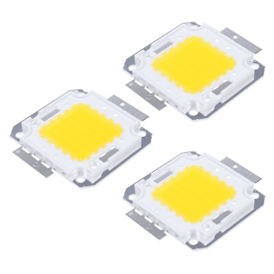 #ad 3X3X 3800LM 50W LED Chip Bulb Lamp Light Warm White High DIY D3R8 AU $14.64