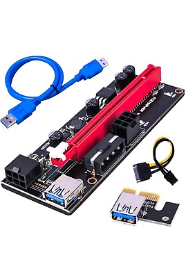 #ad BulletProof Mining Graphics Card PCIe Riser VER 009S 16x to 1x Powered Riser... $18.99