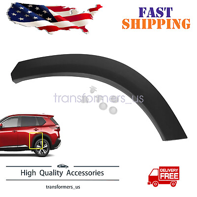 #ad Fits Nissan Rogue 2021 2023 Door Trim Flare Molding Rear Driver LH Side $37.55