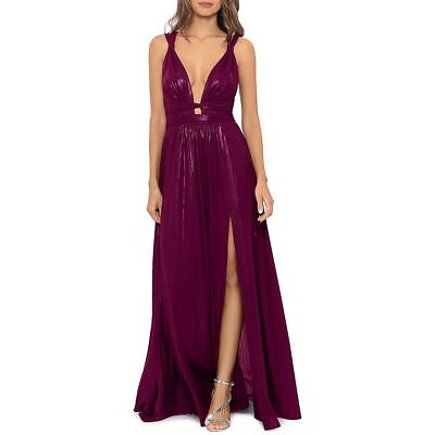 #ad Aqua Womens Ladder Stitch Long Prom Evening Dress Gown BHFO 7101 $55.99