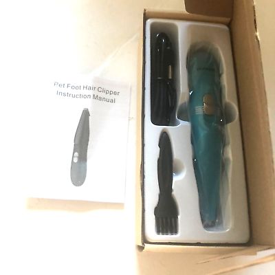 #ad Petluscent Pet Foot Hair Clipper Groomer Kit with the box Brand New $22.56