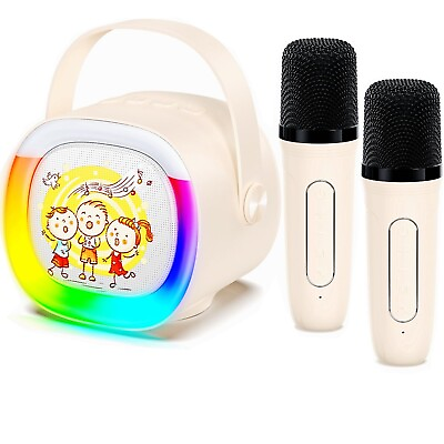 #ad Karaoke Machine for Kids Mini Bluetooth Speaker with Microphone for for Kids... $66.78