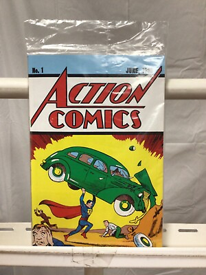#ad Superman Action Comics #1 Loot Crate June 1938 Sealed Reprint W COA $13.49