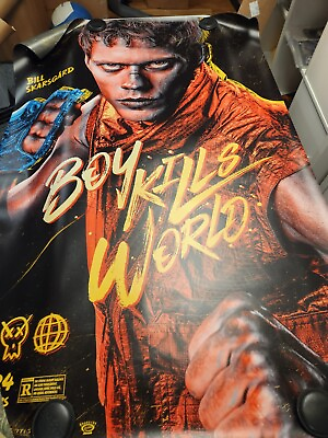 #ad Boy Kills World Original DS 27x40 Theater Issued Movie Poster $39.99