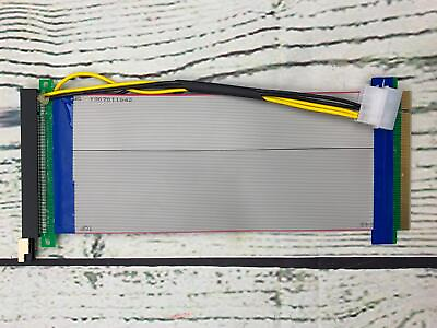 #ad PCIe PCI express 164pin 16x 16x extender riser Card Flexible cable 24cm $25.00