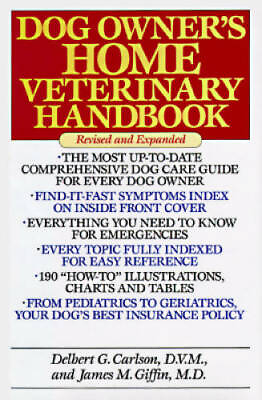 #ad Dog Owner#x27;s Home Veterinary Handbook Hardcover By Carlson Delbert G. GOOD $3.97