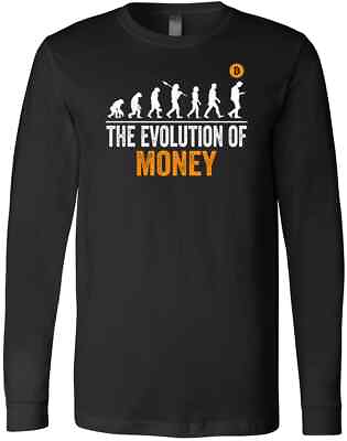 #ad Bitcoin The Evolution Of Money Bitcoin Funny Cryptocurrency BTC Gift T Shirt $31.99