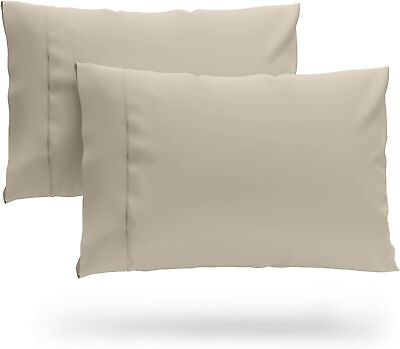 #ad #ad Premium 100% Egyptian Cotton 800 Thread Count Taupe Solid Luxury Pillowcases $222.30
