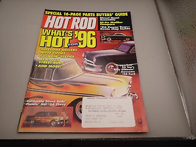 #ad Hot Rod Magazine January 1996 Custom 1968 Camaro 1956 Chevrolet F2D $6.50