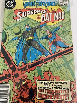 #ad Dc Worlds Finest Comics Superman And Batman # 307 1984 VF $19.99