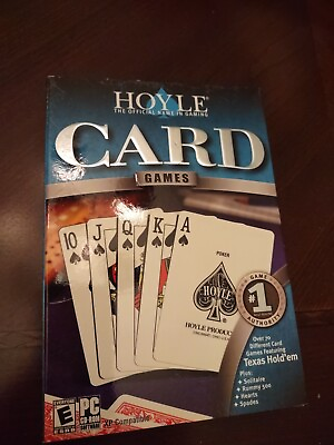#ad Hoyle Card Games Includes Over 70 Games PC CD ROM Windows XP NEW SEALED $21.99
