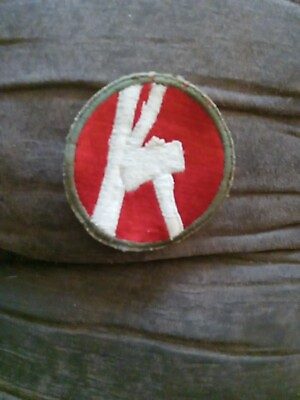 #ad WW2 US Army Patch 84th Infantry Division Railsplitters $26.99