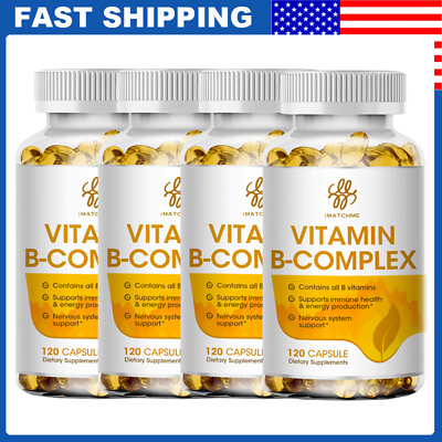 #ad Vitamin B Complex Supplement Super B Vitamin Immune Boost Metabolism Energy $39.98
