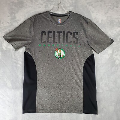 #ad UNK Boston Celtics Tee Shirt Medium Green Black Gray Logo Boston NBA Basketball $17.99