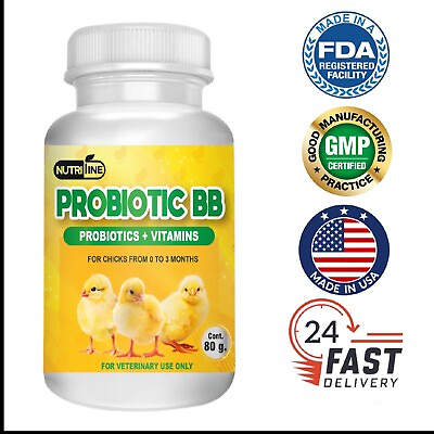 #ad Poultry Chicken Vitamins amp; Probiotic Bird supplement 80 g Exp.04 26 $11.99