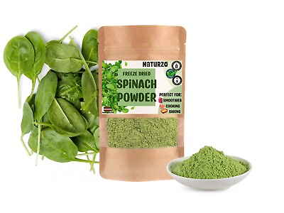 #ad FREEZE DRIED SPINACH POWDER NATURAL COLORING VEGAN FIBER SMOOTHIES RECIPES 40g $17.99