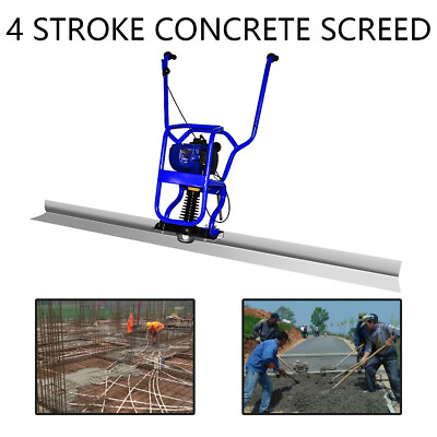 #ad GX35 Concrete Screed 4 Cycle Engine Concrete 1.2HP Wet Screed 7 ft Board 950W $420.00