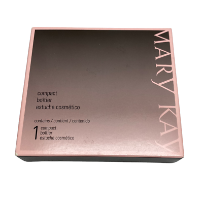 #ad Mary Kay compact unfilled black 017362 NIB $19.94